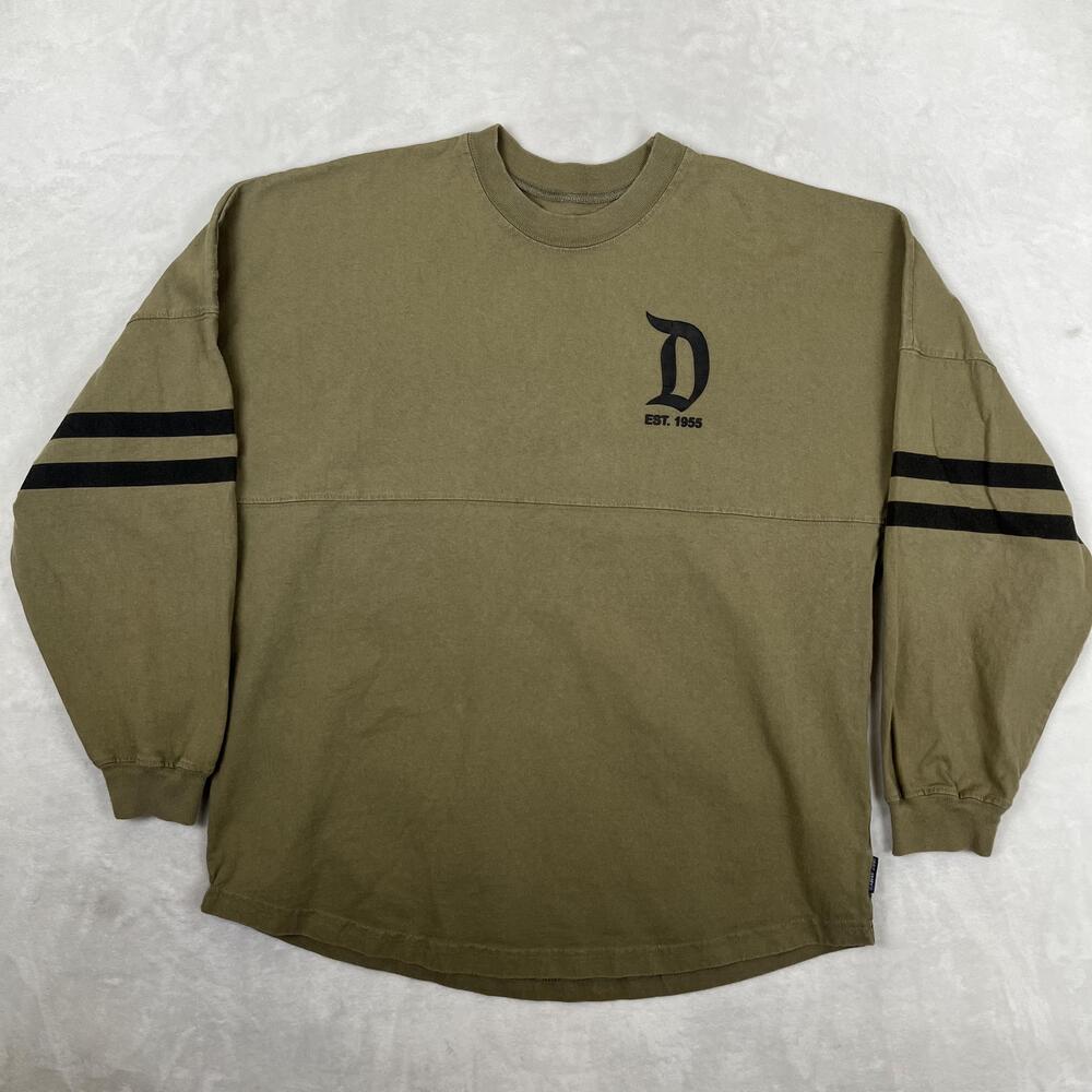 Disney Parks Disneyland Resort Spirit Jersey Shirt Womens Large Green